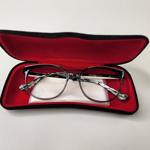 New Etnia Barcelona Hannah Bay BKGY Eye Glasses (Size 52-17-142) - Picture 2 of 9